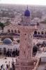 Minaret, Domes, skyline, Great Mosque of Touba, CJUV01P07_17