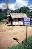 thatched roof house, building, public telephone, agence postale, post office, Sod