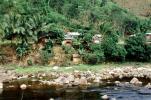 Village, jungle, river, rocks