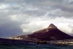 Homes, Shoreline, Seashore, Lion's Head mountain, Table Mountain National Park, Cape Town, CKFV01P06_07