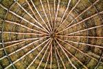 circle, wheel, circular, bamboo, ceiling, Thatched Roof House, Home, Grass Roof, building, Sod, CKLV01P01_01