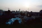 Cityscape, Skyline, Buildings, homes, trees, Harare, CKZV01P02_03