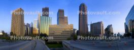 Los Angeles skyline, building, skyscraper, Downtown, Metropolitan, Metro, Outdoors, Outside, Exterior, HiRes, Panorama, Cityscape, CLAD01_147
