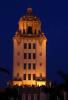 Beverly Hills City Hall, Tower, Government Building, landmark, night, nighttime, dusk, CLAD01_200