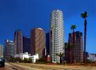Downtown Los Angeles, skyline, cityscape, highrise, tall buildings, skyscrapers, Abstract, CLAD02_011