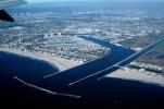 Marina del Rey, Harbor, jetty, marina, boats, docks, beach, sand