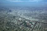 Urban Sprawl, Colosseum football stadium, USC Campus, freeways, smog, buildings, homes, houses, CLAV01P06_04