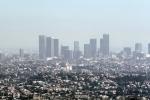 Downtown Los Angeles, smog, haze
