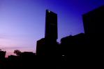 1100 Wilshire Residential Tower, skyscraper building, highrise, Twilight, Dusk, Dawn, sunset