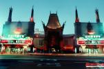 Twilight, Dusk, Dawn, neon sign, cars, Hollywood Boulevard, TCL Chinese Theatre, Cinema Palace, CLAV02P05_14