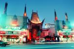 Twilight, Dusk, Dawn, neon sign, cars, Hollywood Boulevard, TCL Chinese Theatre, Cinema Palace, CLAV02P05_16