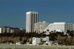 Santa Monica Beach, 100 Wilshire, sand, buildings, bluffs, CLAV02P06_14