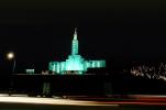 Los Angeles California Temple, Mormon, building, tower, Santa Monica Boulevard, Westwood district, CLAV02P12_03