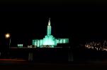 Los Angeles California Temple, Mormon, building, tower, Santa Monica Boulevard, Westwood district, CLAV02P12_04
