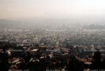 Smog, haze, air pollution, buildings, homes, houses