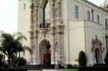 St. Vincent de Paul Catholic Figueroa Street, Los Angeles, opulant, floral motifs, scrollwork, Churrigueresque ornamentation , CLAV03P08_03
