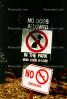 No Dogs Allowed in the Park, signage, No Smoking sign, CLAV05P08_11