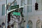 Rodeo Drive, street signal, light, Street Sign, Signage, CLAV05P08_19