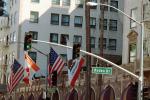 Rodeo Drive, Flags, buildings