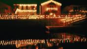 Dock, Canal, Water, Home, House, Snow, Cold, night, nighttime, decorated, lights, CLAV05P15_19