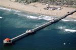 Huntington Beach Pier, Beach, Sand, Pacific Ocean, landmark, CLAV06P07_04