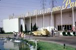 Movieland Wax Museum, landmark building, Golden Rolls Royce, Palace of Living Art, Swans, pond, Buena Vista, California, CLAV07P15_01