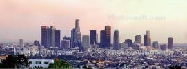 Los Angeles Cityscape, buildings, skyscrapers, exterior, Panorama, CLAV08P04_08B
