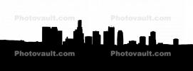 Panorama Silhouette, Cityscape, Skyline, Building, Skyscraper, Exterior, logo, shape