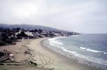 Laguna Beach, Waves, Sand, Buildings, Tire Tracks, landmark