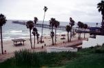 Laguna Beach, Pier, Palm Trees, Sand, Pacific Ocean, Beach, Water, CLAV08P06_06