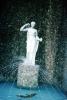Water Fountain, aquatics, sculpture, Paul Getty Villa, December 1977, 1970s
