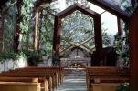 Altar, Wayfarers Chapel, Glass Church, Palos Verdes Peninsula, Los Angeles, California, 1970s, CLAV08P15_09