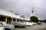 Farmers Market, Chevy Impala, Clock Tower, Fairfax District, May 1965, 1960s, CLAV09P02_14