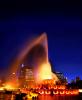 Buckingham Fountain at night, Exterior, Outdoors, Outside, Nighttime, CLCD02_042