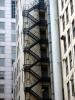 Fire Escape Stairs, abstract, building, High Rise