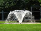 University of Chicago Water Fountain, aquatics, lawn