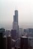 Willis Tower, Buildings, cityscape, haze, smog, CLCV01P05_09