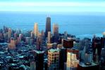 Chicago North Shore Skyline, Skyscrapers, Buildings, cityscape