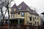 Yellow House, Porch, Oak Park, CLCV02P08_19