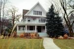Porch, Stairs, Path, lawn, home, house, Oak Park, CLCV02P11_02