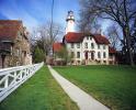 Grosse Point Light Station, Evanston, Grosse Point Harbor Lighthouse, Illinois, Lake Michigan, Great Lakes, CLCV03P06_10