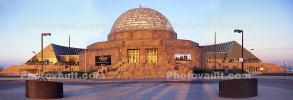 Adler Planetarium, Northerly Island, Chicago, Panorama, CLCV03P09_15B