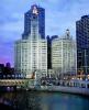 Wrigley Building, Chicago River, Twilight, Dusk, Dawn, CLCV05P04_15