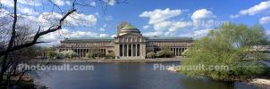 Museum of Science and Industry, building, columns, dome, Panorama