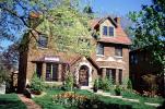 Red Brick Home, Garden, Red Roof, Oak Park, CLCV08P09_02