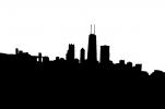 Cityscape silhouette, logo, shape, CLCV08P15_01M