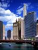 Chicago River, Mather Tower, State Street Bridge, excursion tour boat, tourboat, CLCV10P12_07