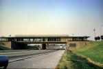 Highway oasis, building, toll road, roadway, Expressway, August 1967, 1960s, CLCV11P09_09