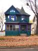 Home, House, Single Family Dwelling Unit, Leaves, Autumn, CLED01_063