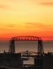 Duluth Aerial Lift Bridge, Harbor, Sunrise, CLED01_107